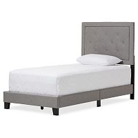 кровать paris linen upholstered gray 90х200 в Улан-Удэ