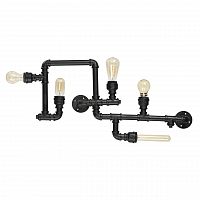 потолочная люстра ideal lux plumber pl5 nero в Улан-Удэ