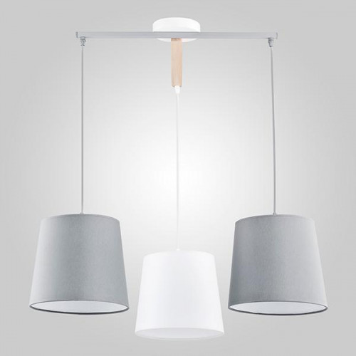 подвесная люстра tk lighting 1279 balance серая в Улан-Удэ