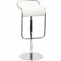 барный стул lem style piston stool белая кожа в Улан-Удэ