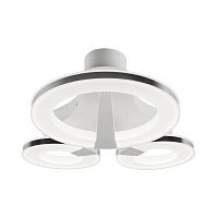 потолочный светодиодный светильник idlamp jenevra 397/3pf-ledwhitechrome в Улан-Удэ