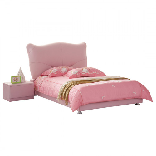 кровать pink leather kitty 120х200 в Улан-Удэ