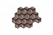 ковер parquet hexagon orange 305x188 от gan в Улан-Удэ