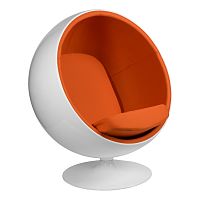 кресло eero aarnio style ball chair оранжевое в Улан-Удэ