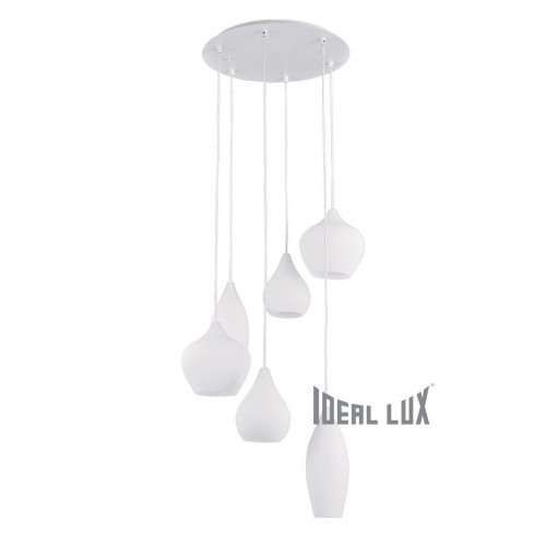 подвесная люстра ideal lux soft sp6 bianco в Улан-Удэ