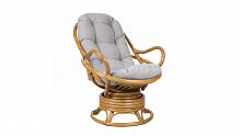 кресло-качалка swivel rocker коричневый в Улан-Удэ