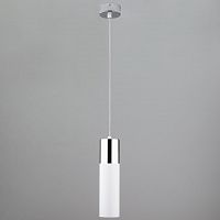 подвесной светильник eurosvet double topper 50135/1 led хром/белый в Улан-Удэ