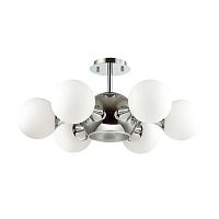 потолочная люстра odeon light miolla 3972/7c белая в Улан-Удэ