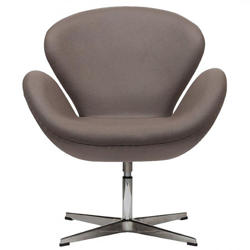 кресло swan chair серо-коричневая в Улан-Удэ