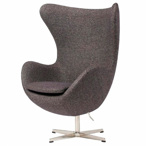 кресло egg chair серое в Улан-Удэ