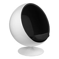 кресло eero aarnio style ball chair черное в Улан-Удэ