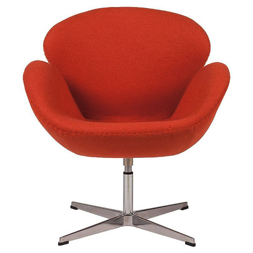 кресло swan chair красное в Улан-Удэ