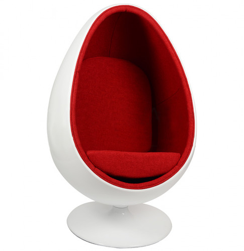 кресло ovalia egg style chair красное в Улан-Удэ