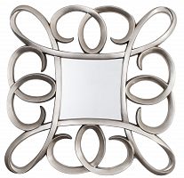 зеркало серебряное квадратное в фигурной раме silver swirl frame от rvastley в Улан-Удэ