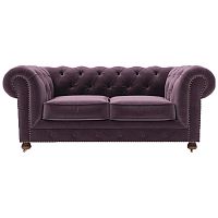 диван chesterfield lux двухместный прямой фиолетовый в Улан-Удэ