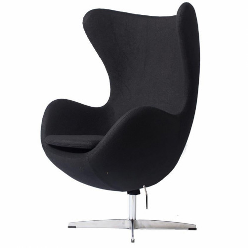 кресло egg chair кашемир черное в Улан-Удэ