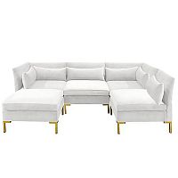 диван zara sectional угловой белый в Улан-Удэ