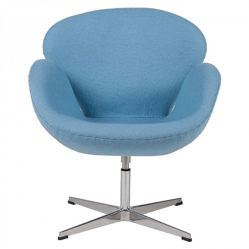 кресло swan chair шерсть голубое в Улан-Удэ