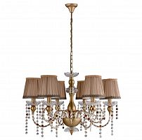 подвесная люстра crystal lux alegria sp6 gold-brown в Улан-Удэ