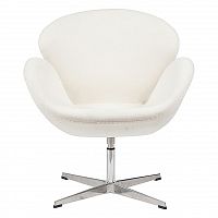 кресло swan chair белое в Улан-Удэ