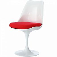 стул eero saarinen style tulip chair красная подушка в Улан-Удэ