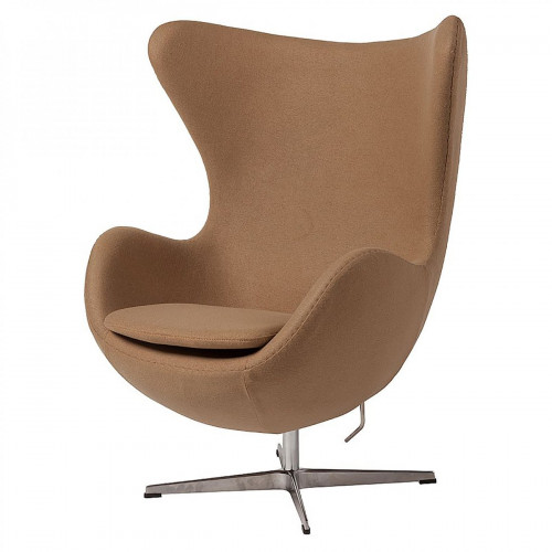 кресло egg chair темно-бежевое в Улан-Удэ