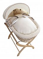 колыбель-переноска premium moses basket натуральная, кремовое белье в Улан-Удэ