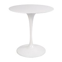 стол eero saarinen style tulip table top mdf d70 глянцевый белый в Улан-Удэ