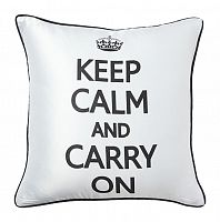 подушка с надписью keep calm and carry on в Улан-Удэ