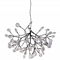 подвесная люстра crystal lux evita sp63 black/transparent в Улан-Удэ