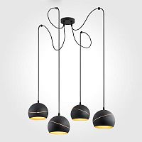 подвесная люстра tk lighting 2221 yoda black orbit в Улан-Удэ