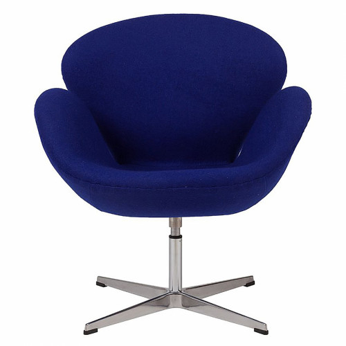 кресло swan chair синее в Улан-Удэ