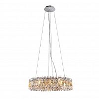 подвесная люстра crystal lux lirica sp10 d610 chrome в Улан-Удэ