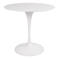 стол eero saarinen style tulip table top mdf d80 глянцевый белый в Улан-Удэ