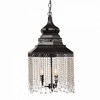 люстра подвесная черная с хрустальными подвесками chandelier в Улан-Удэ