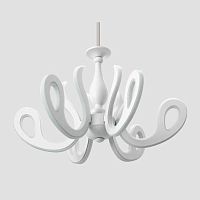 потолочная светодиодная люстра ambrella light orbital classic fk81/6 wh 292w d640 белая в Улан-Удэ