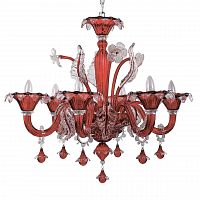 подвесная люстра ideal lux ca vendramin sp6 rosso в Улан-Удэ