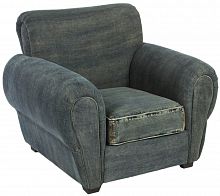 кресло san francisco denim armchair серое в Улан-Удэ